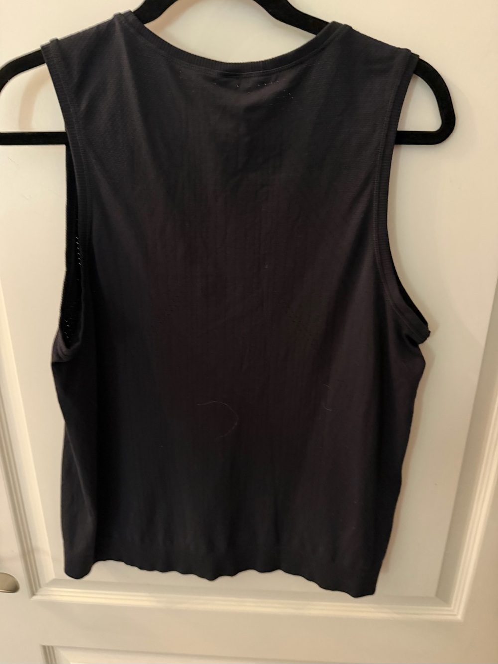 Athleta Black Ribbed Sleeveless Tank - Picture 2 of 2